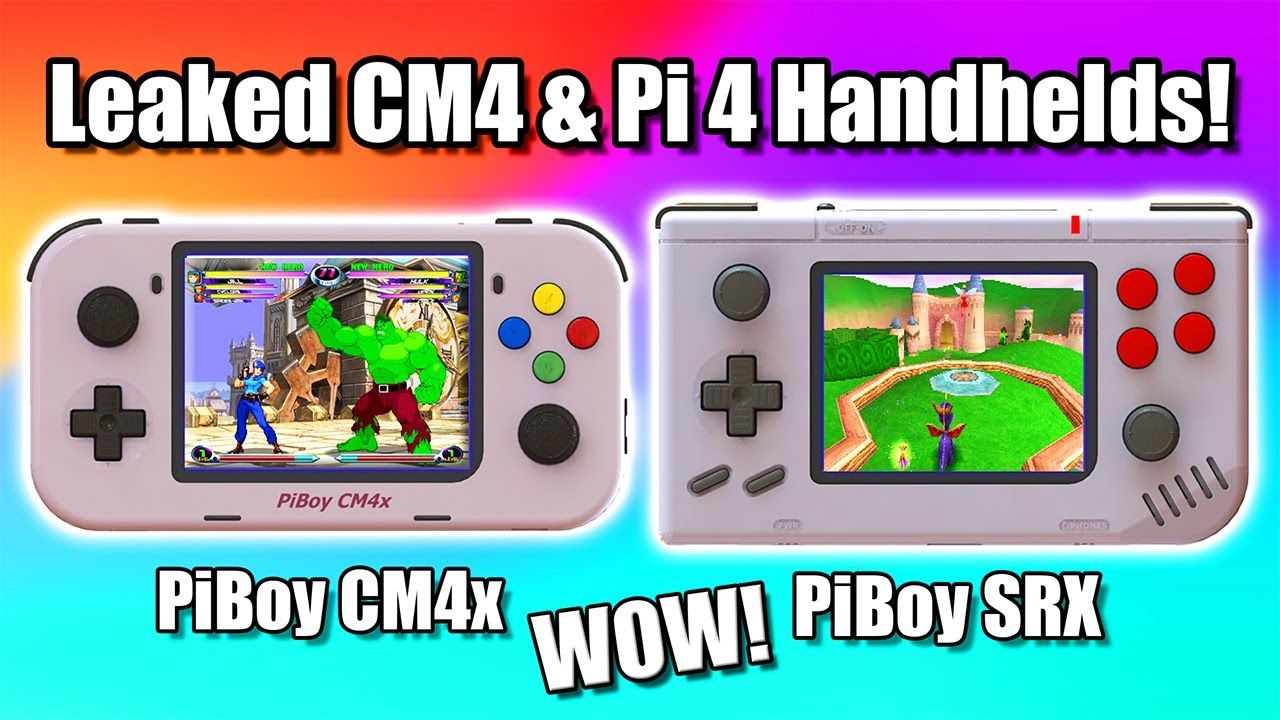 The PiBoy CM4 & SRX Are Coming! New Pi Powered Handheld Leaked!