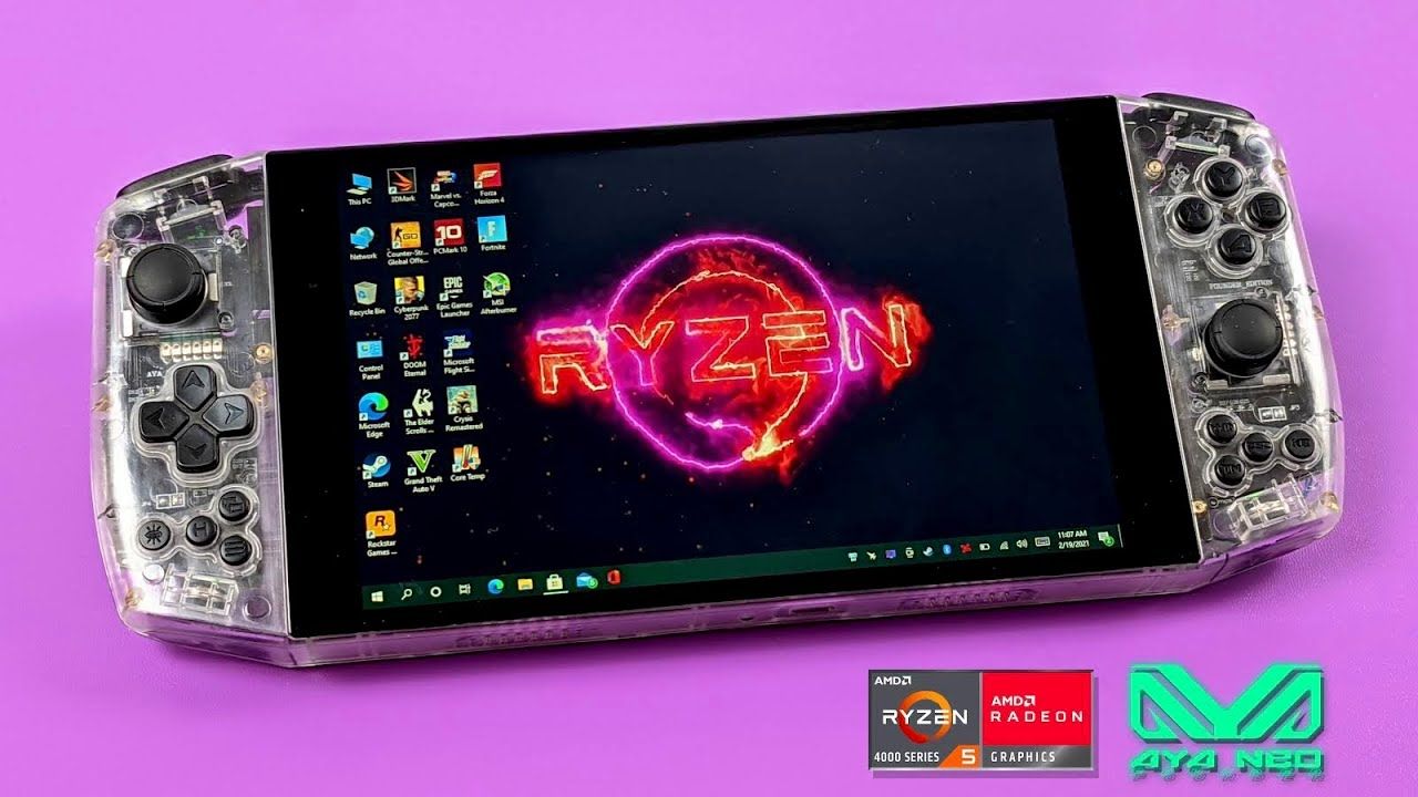 FINALLY! A RYZEN Powered Handheld Gaming PC – AYA NEO First Look!