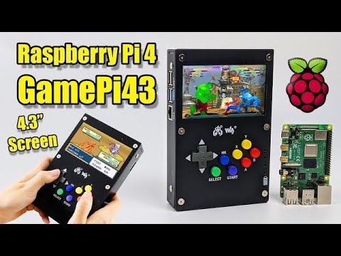 GamePi43 V2 A Big DIY Raspberry Pi 4 Handheld