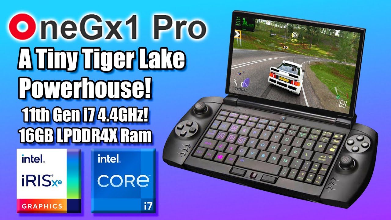 OneGx1 Pro Mini Gaming Laptop – 16GB Of Ram, Tiger Lake i7, Iris Xe Handheld Powerhouse!