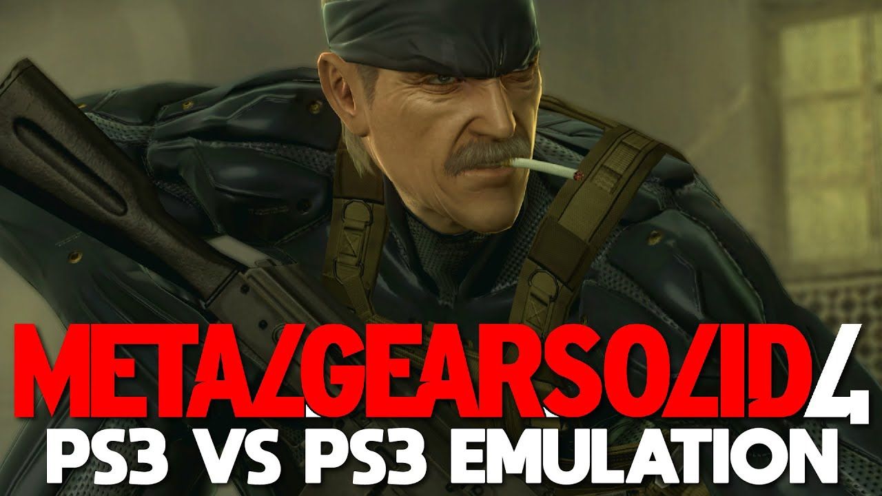 Metal Gear Solid 4 Framerate Analysis | Playstation 3 vs RPCS3