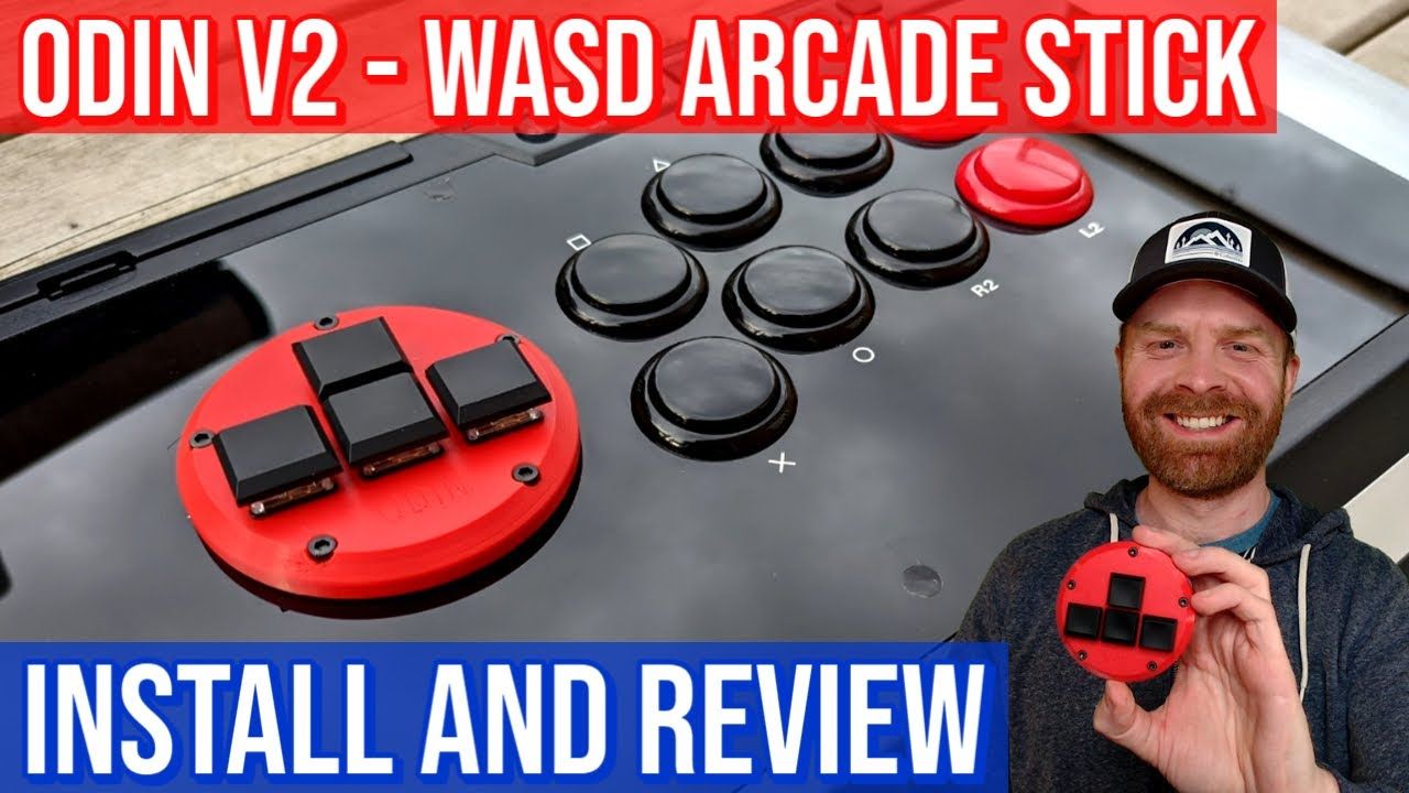 Omni Arcade Odin V2: Install and Review (WASD Fightstick Modding)