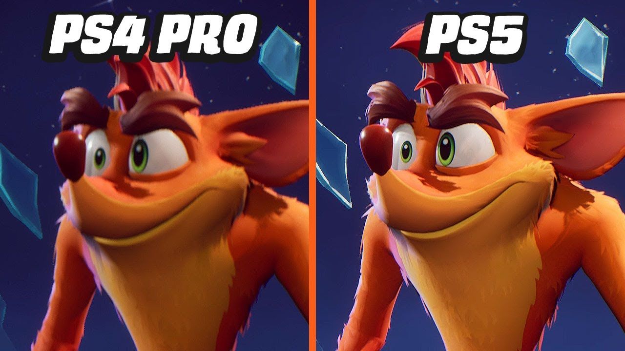 PS5 vs PS4 Pro – Crash Bandicoot 4