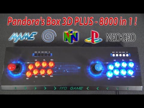Pandora’s Box 3D – 8000 in 1 – IYO Gaming 2021 Edition