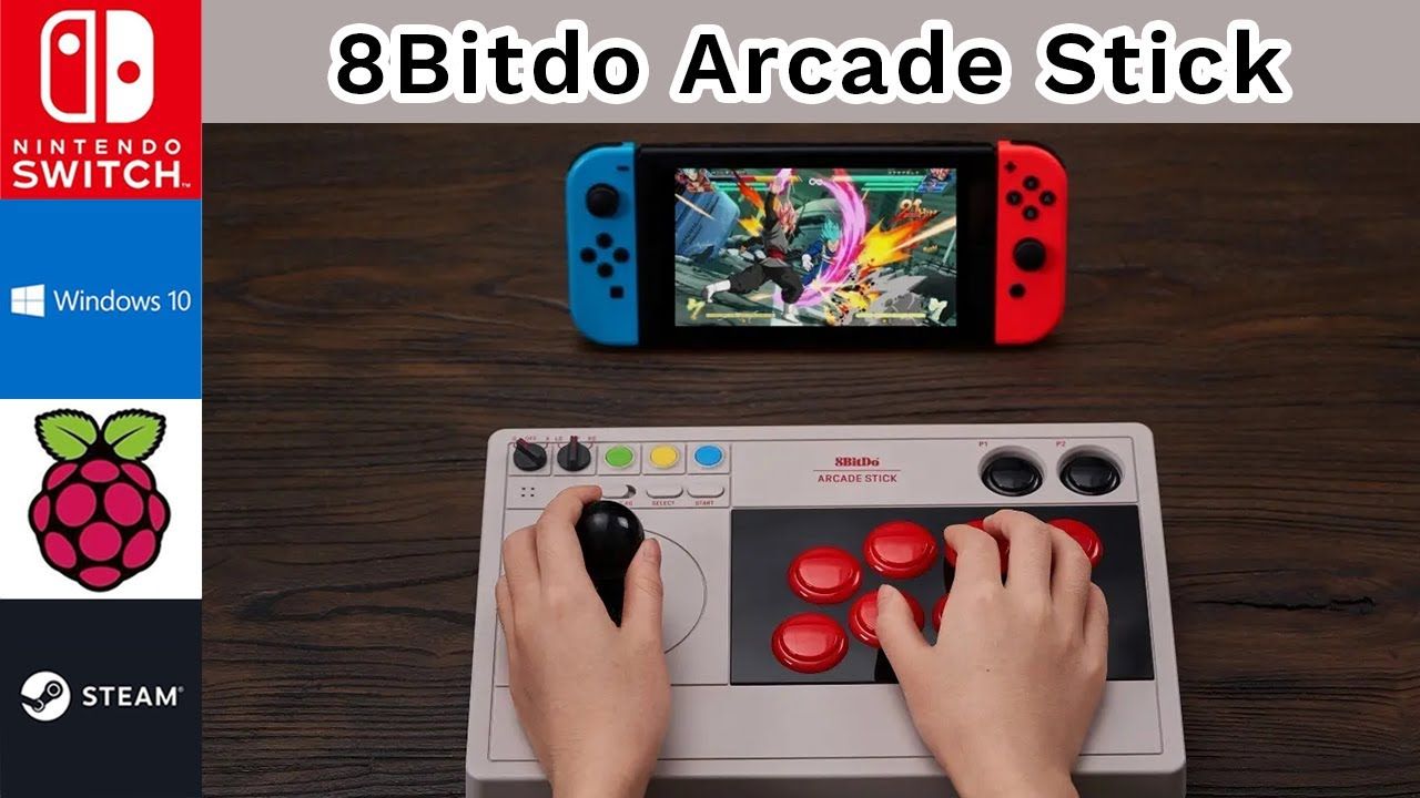 8Bitdo V3 Arcade Stick for Switch, Windows, Steam – Unboxing and first look