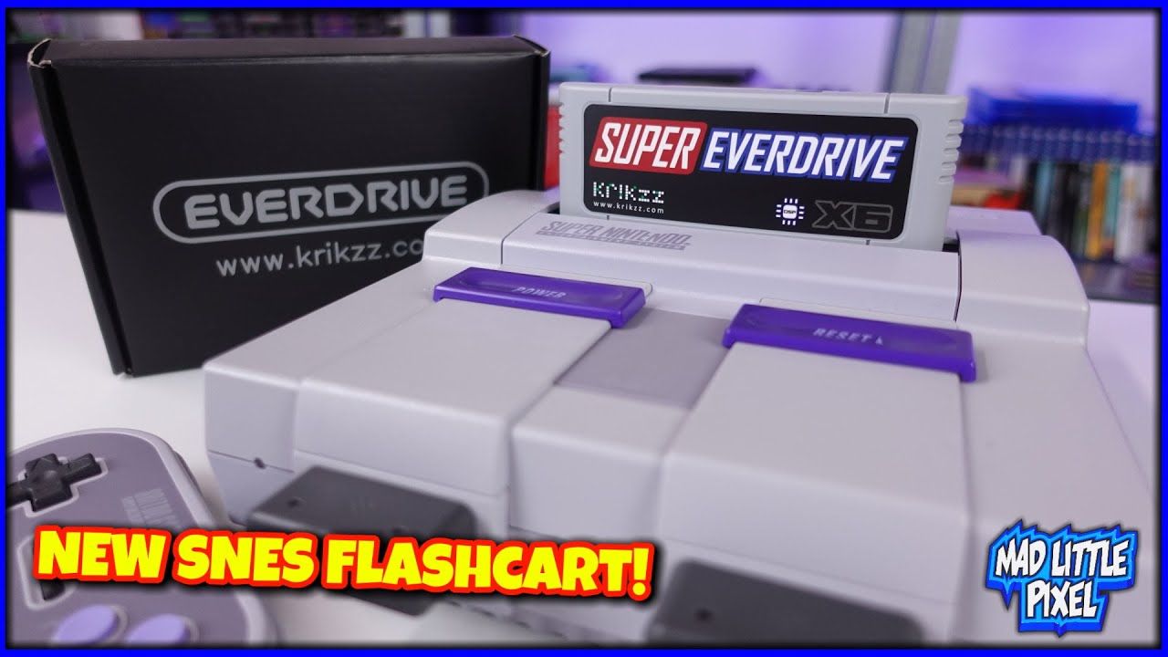A NEW Super Nintendo FlashCart! The Super Everdrive X6 From Krikzz! Compared To The X5 & SD2SNES Pro