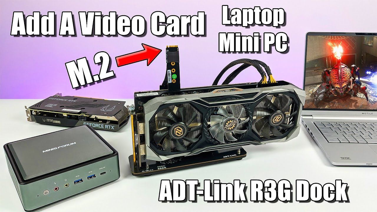 Add A Video Card To Your Laptop Or Mini PC With This M.2 GPU Dock!