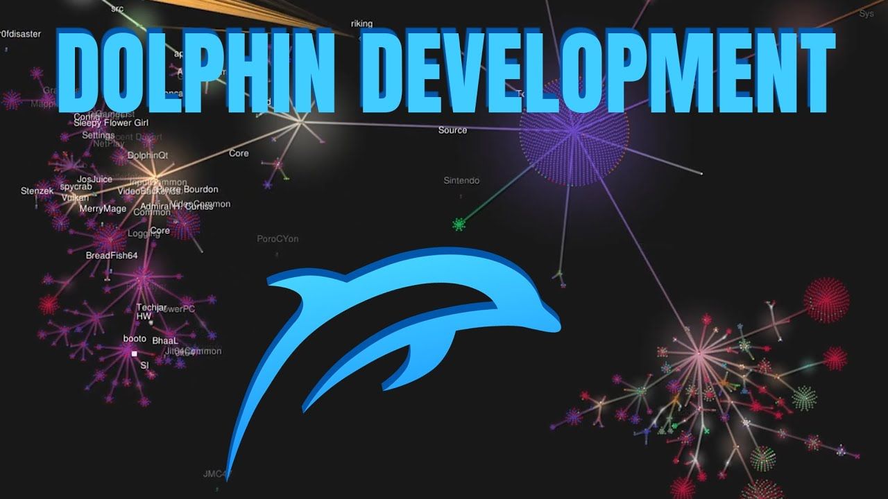 Dolphin Emulator Development Visualized using Gource!