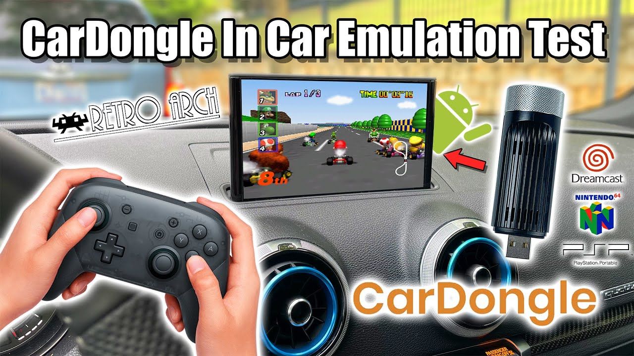In Car Emulation Test Using The CarDongle! Android PC for Your Car