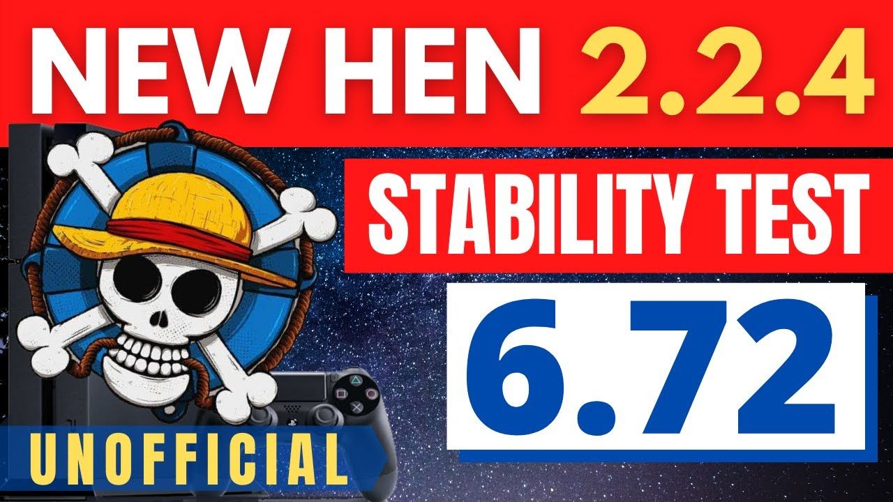 NEW HEN 2.2.4 | PS4 6.72 Jailbreak | Stability Test | Trophy Fix | Leeful Beta Version