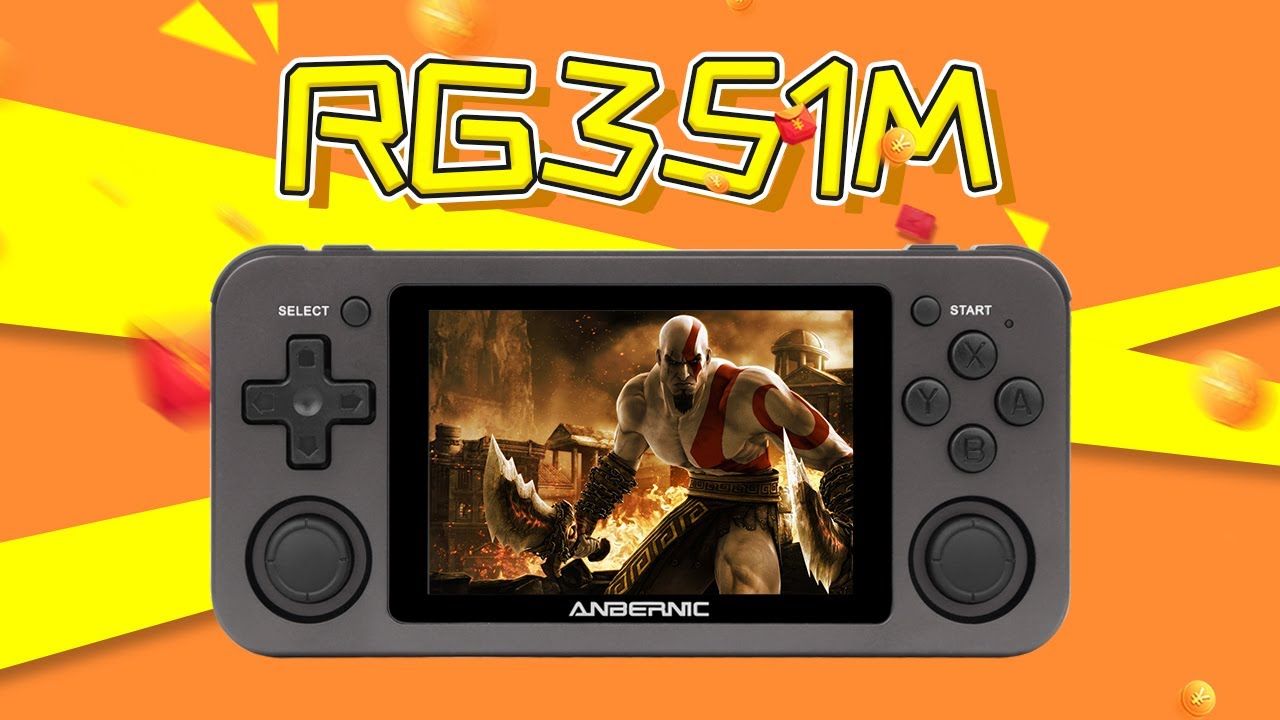 PSP – God of War Runs Good? Anbernic RG351M Game Console First Look
