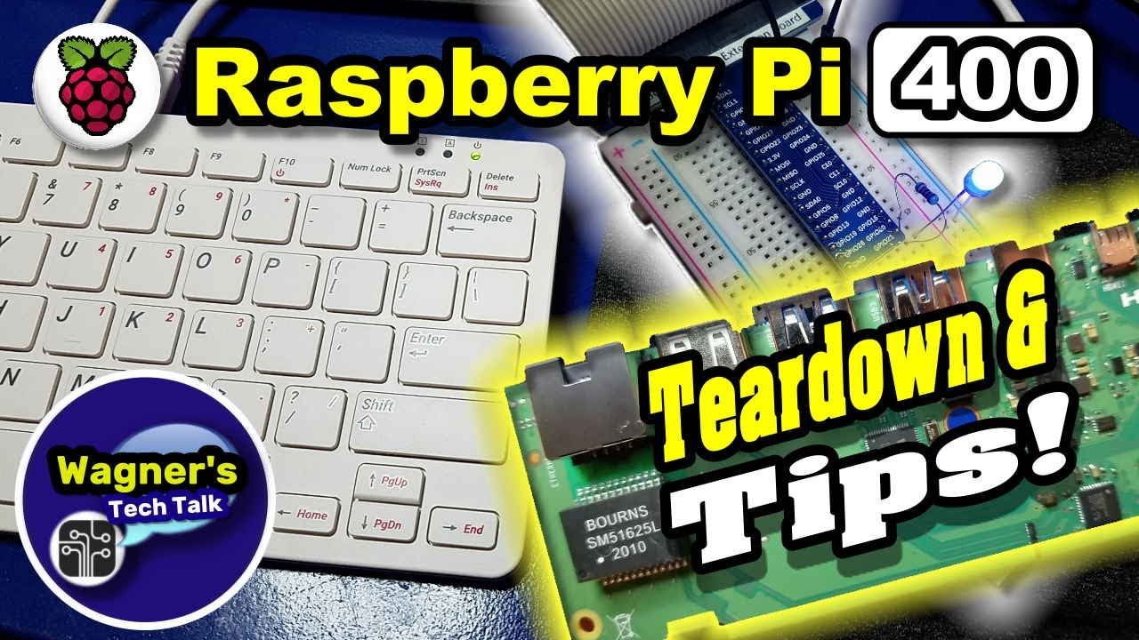 Raspberry Pi 400 Tips + Teardown: GPIO, Pi400 Setup, SSD Boot, Battery +more