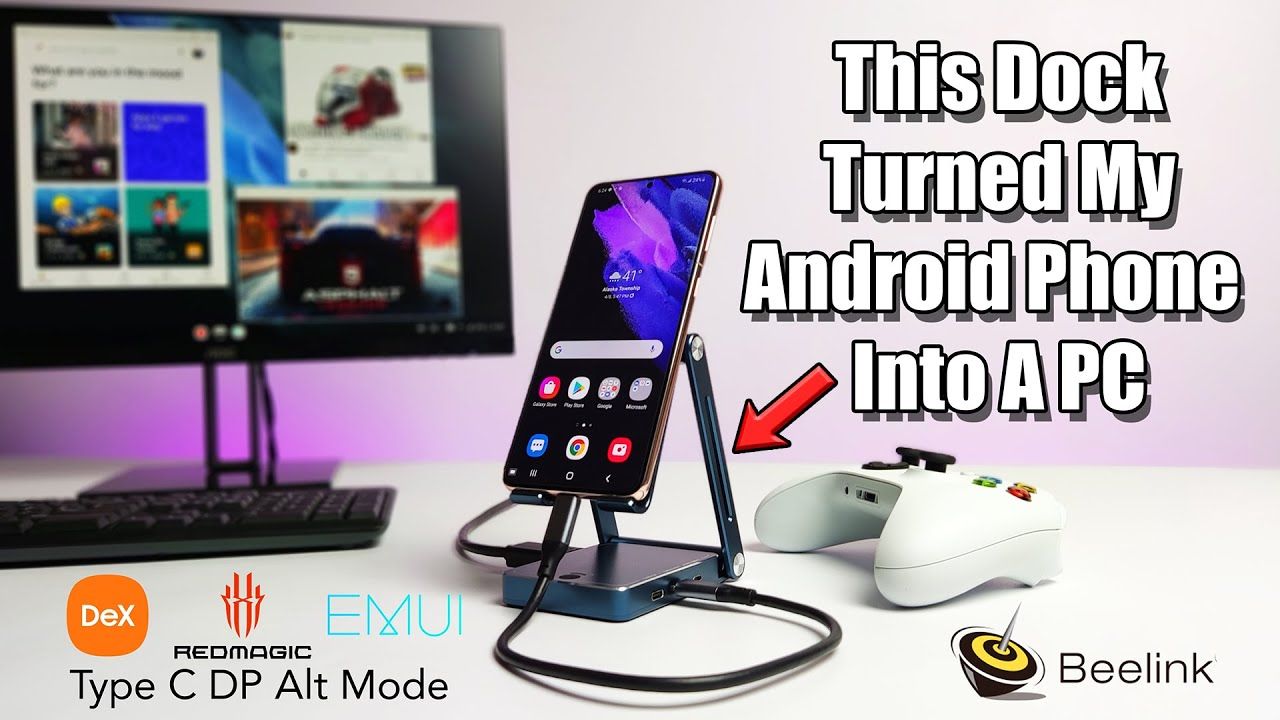 This Dock Turned My Android Phone Into A PC! Beelink Expand X Review