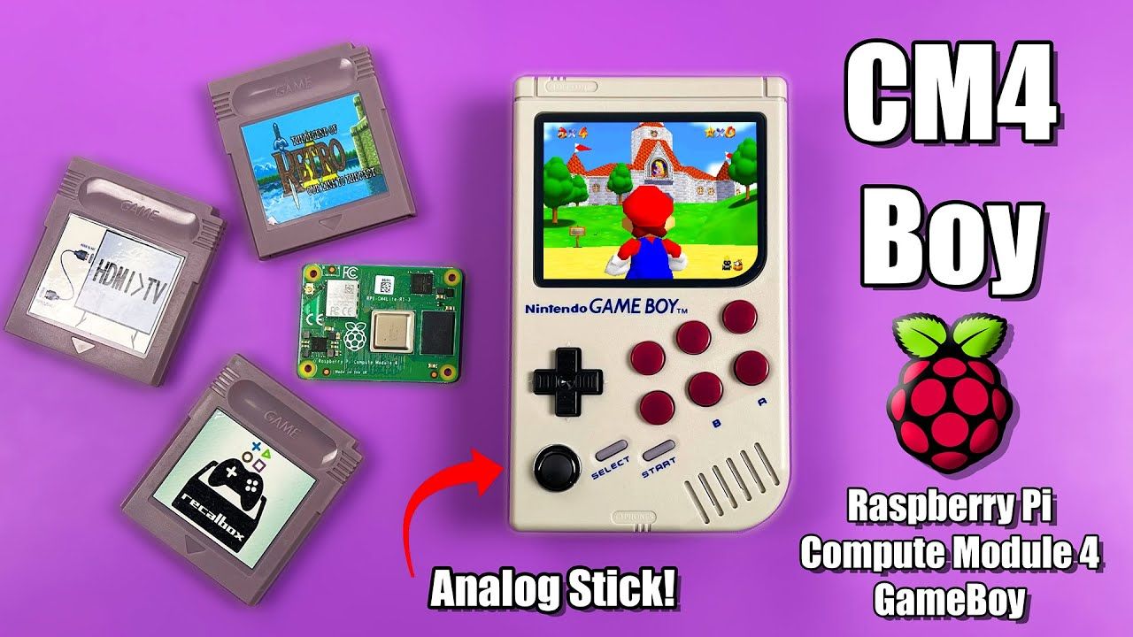 This Gameboy Can Play N64, Sega Saturn, PSP and much More! The CM4 Boy