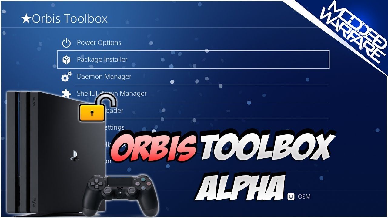 PS4 Orbis Toolbox Alpha Overview