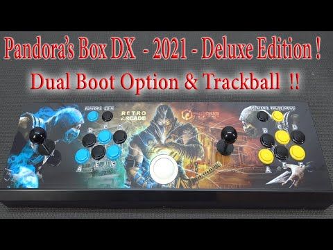 Pandora’s Box DX Dual Boot Deluxe & Trackball Edition 😨