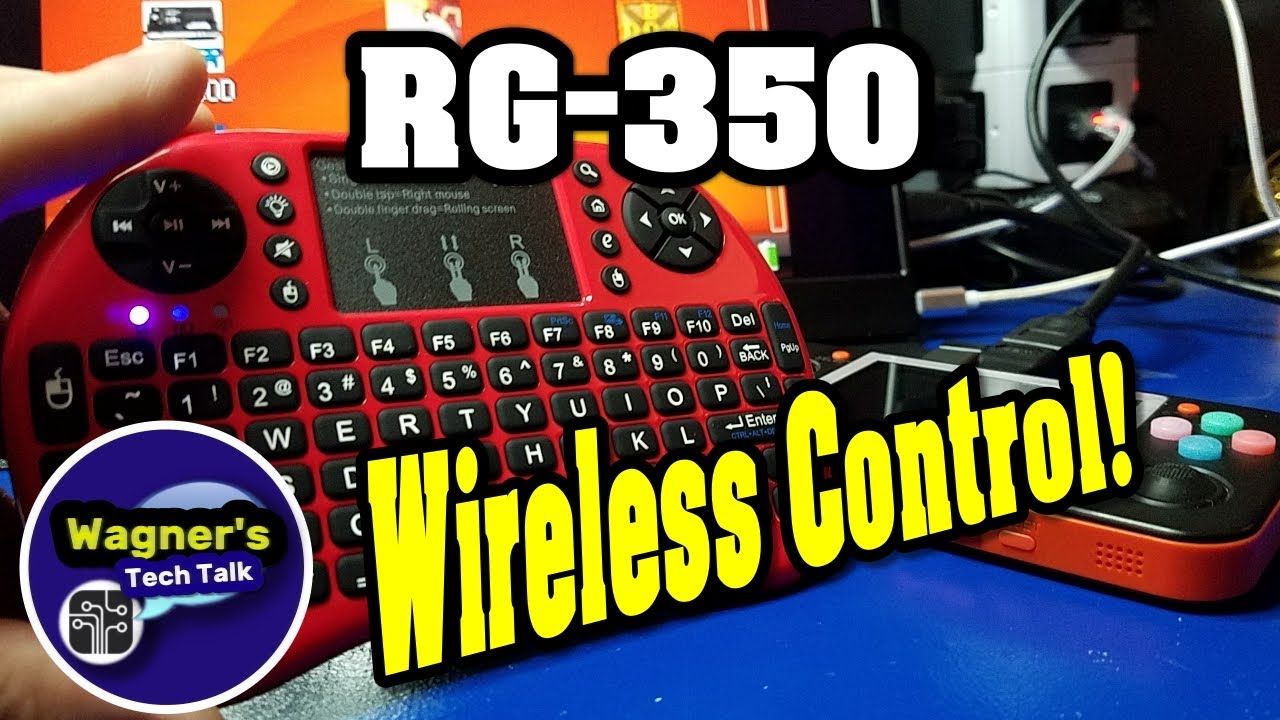 RG350 Wireless Control (Rii 2.4GHz Wireless keyboard+Touchpad) : How to Set it up!