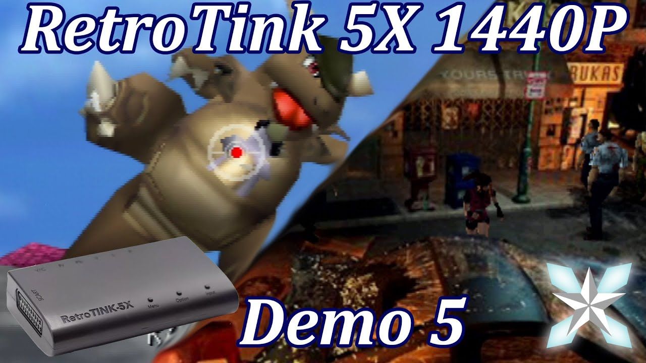 RetroTink 5X 1440P Demo 5 – Pokémon Snap/Resident Evil 2