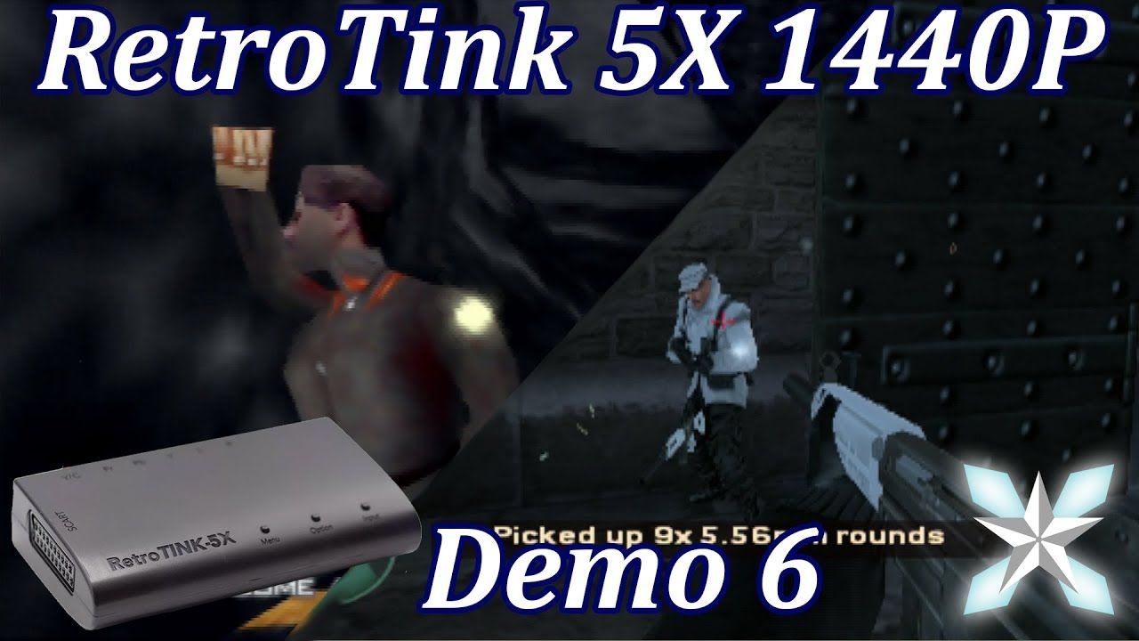 RetroTink 5X 1440P Demo 6 – Goldeneye 007/007 – Nightfire