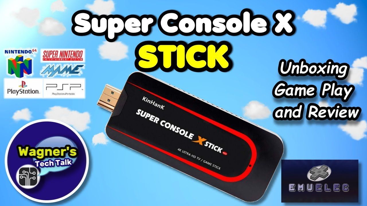 Super Console X STICK Retro Game Console: Setup, Game Play & Review