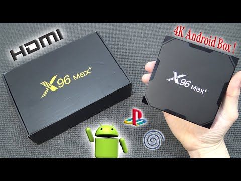 X96 Max+ 4k Android 9 Game & Media Box