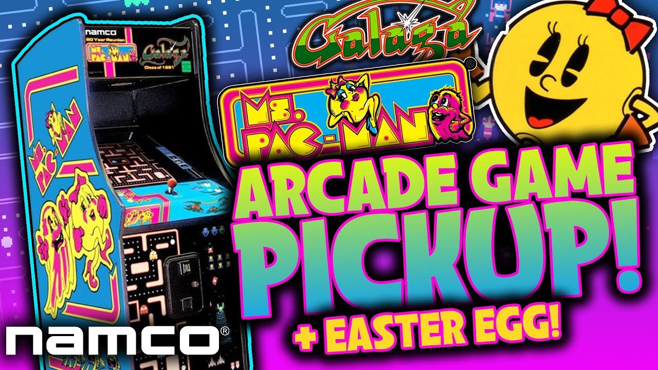 Arcade Cabinet Pickup – Ms. Pac-Man / Galaga Class of 1981!