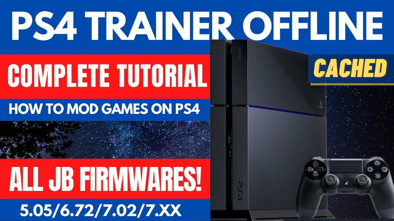 How to Mod Games on Your PS4 | PS4 Trainer Offline | NO PC | Detailed Tutorial | All JB Firmwares