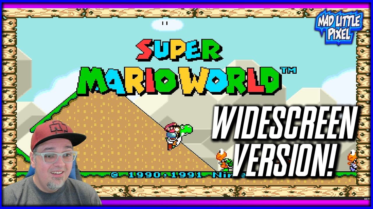 If Super Mario World Was Released In 2021! SMW Widescreen Version!