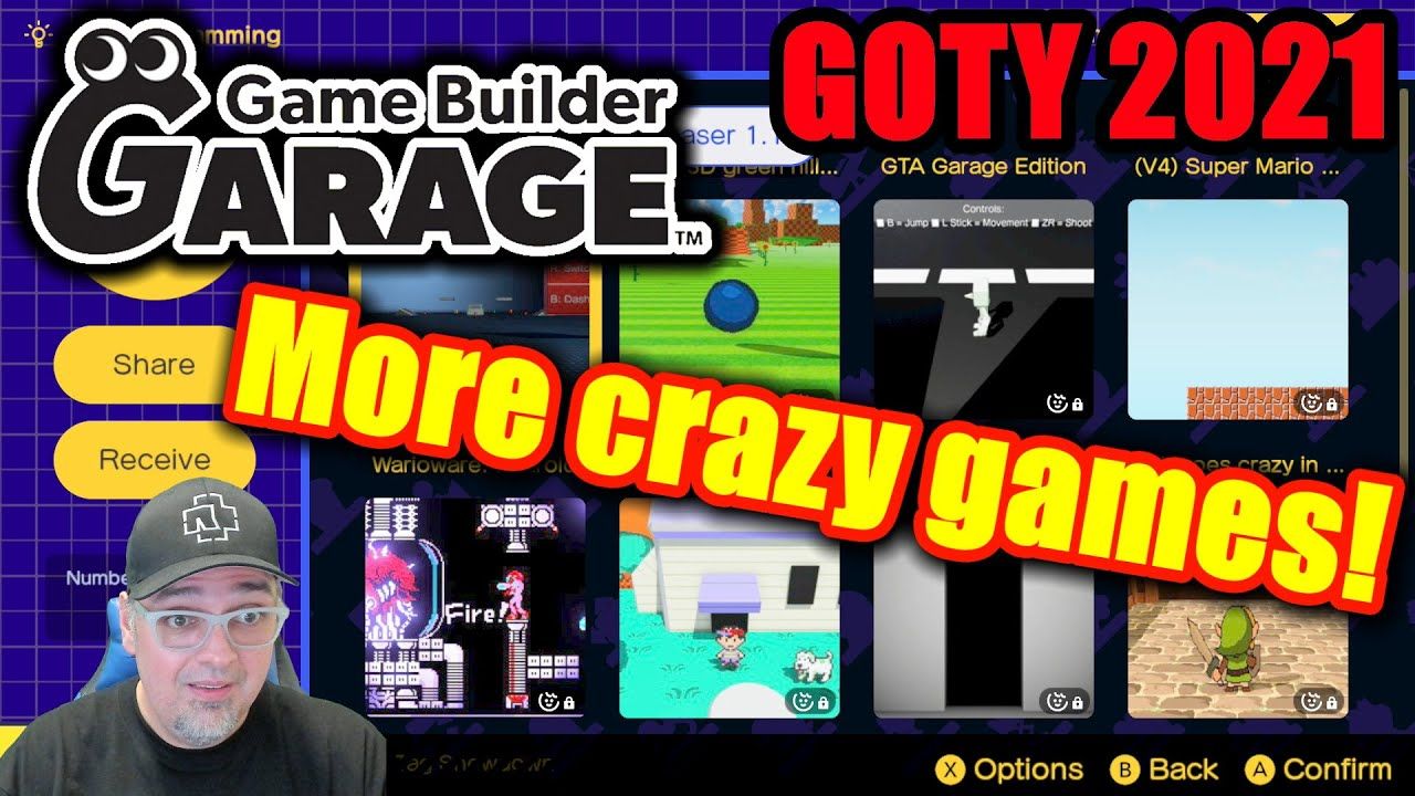 Playing More AMAZING Game Builder Garage Games! Earthbound, Metroid, P.T. & Zelda! Switch GOTY 2021!