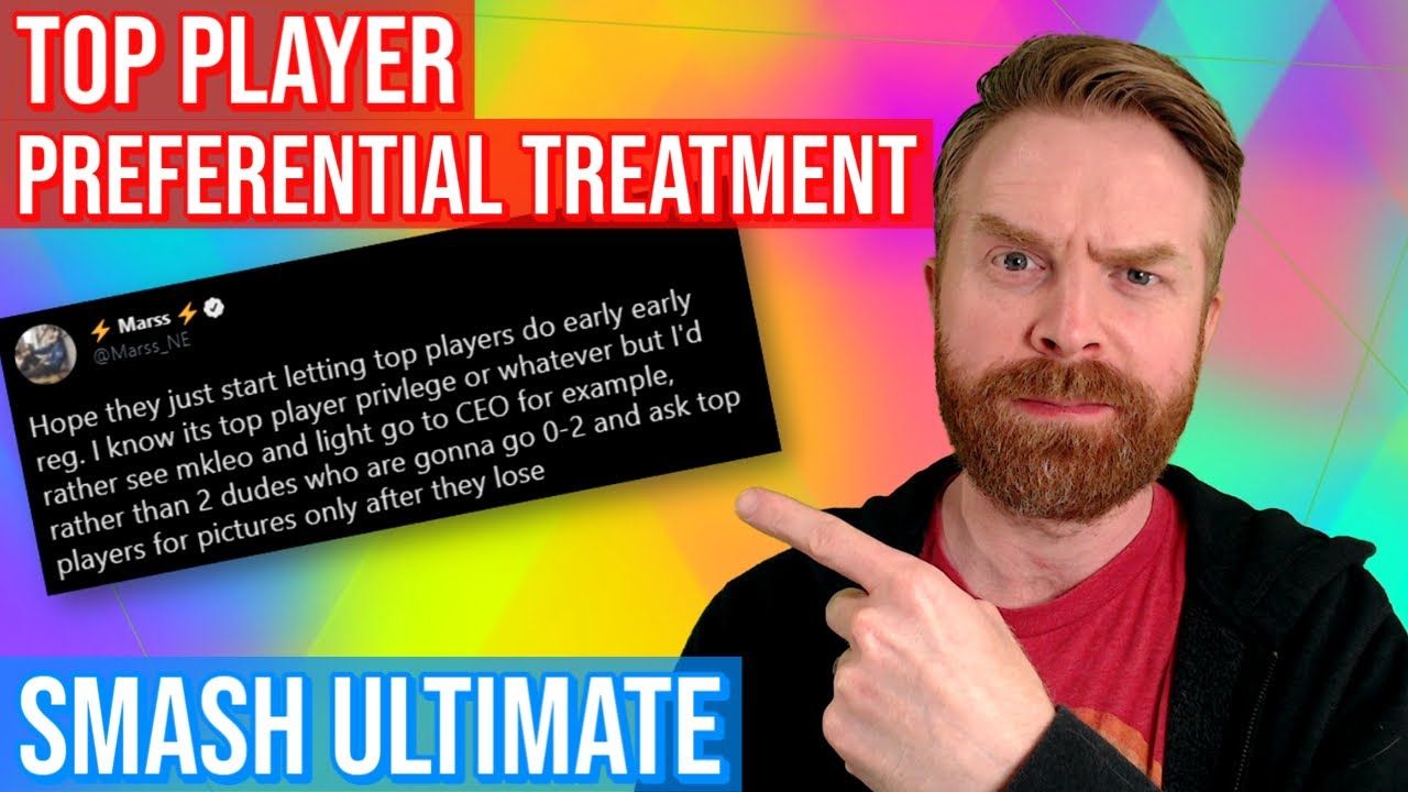 Should top Players get Privileged treatment? Smash Ultimate / Marss
