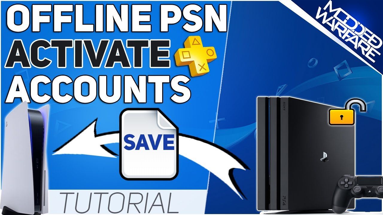 (EP 14) How to Offline Activate PS4 Accounts | Transfer Saves from PS4 to PS5 (7.55 or Lower)