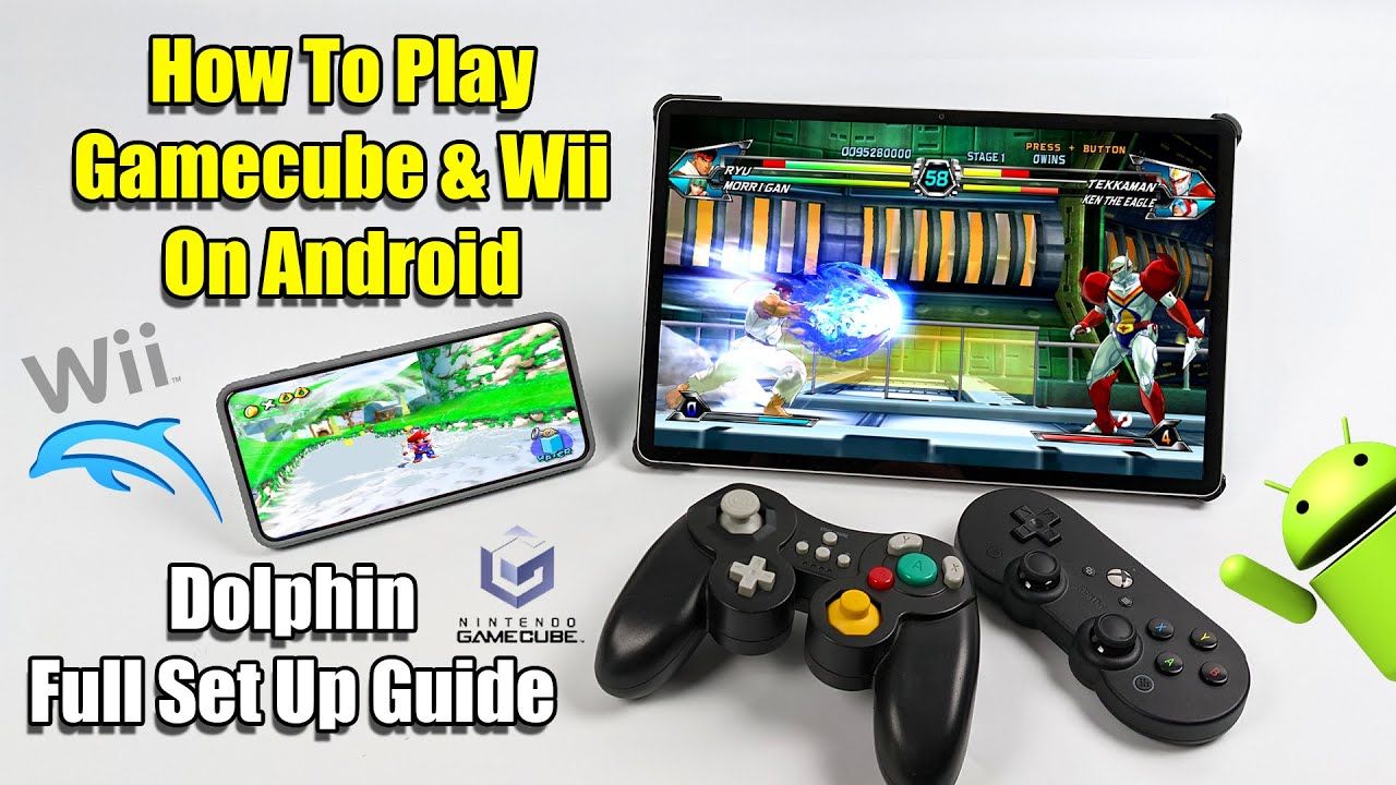 How To Play Gamecube & Wii Games On An Android Phone Or Tablet!