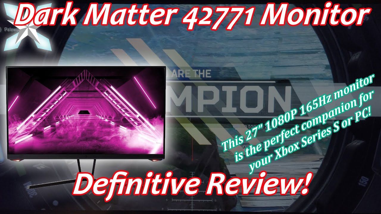 Dark Matter 42771 27″ 1080P Gaming Monitor Review: Great For 120FPS Xbox Series S Titles!