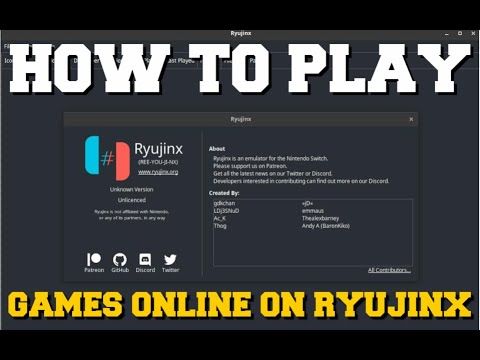 HOW TO PLAY GAMES ONLINE & LOCAL MULTIPLAYER ON RYUJINX EMULATOR GUIDE (HOW TO USE LDN)