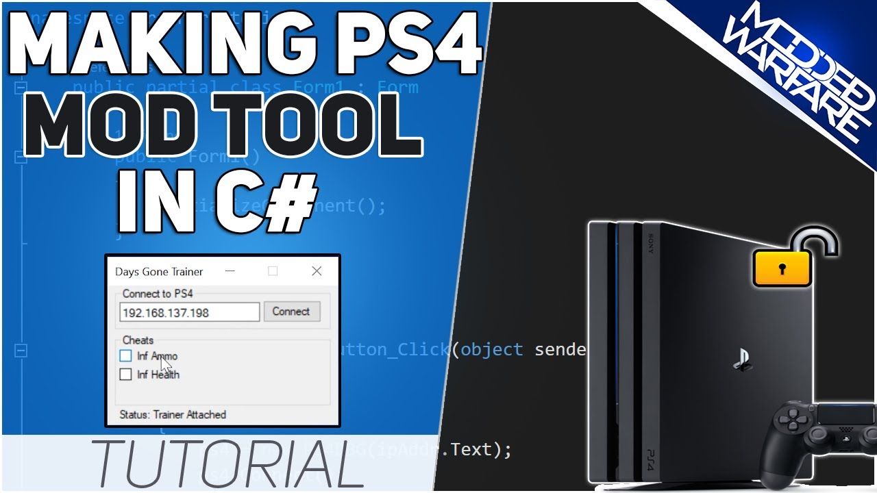 How to Make a PS4 Trainer/Mod Tool in C# & PS4Debug