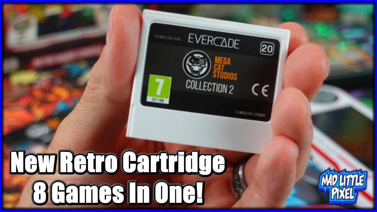 A Retro Cartridge With NEW GAMES! Mega Cat Studios Collection 2 Evercade Review!