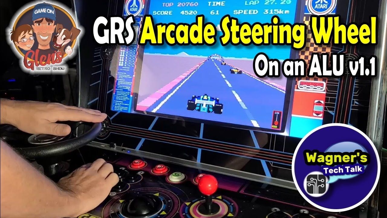 GRS Arcade Steering Wheel on an AtGames Legends Ultimate (v1.1)