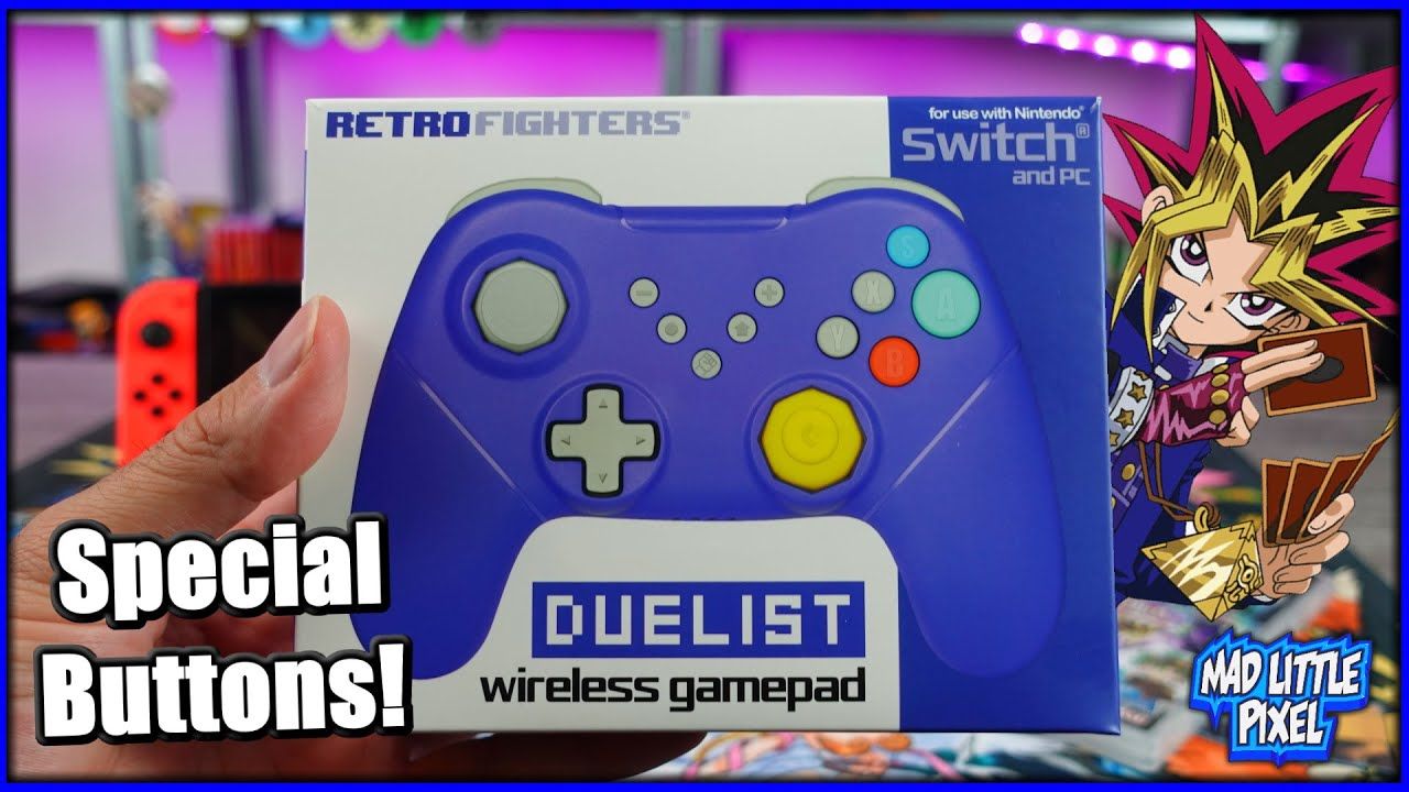 The Retro Fighters DUELIST! A Nintendo Switch Smash Bros. Ultimate Controller With Special Features!
