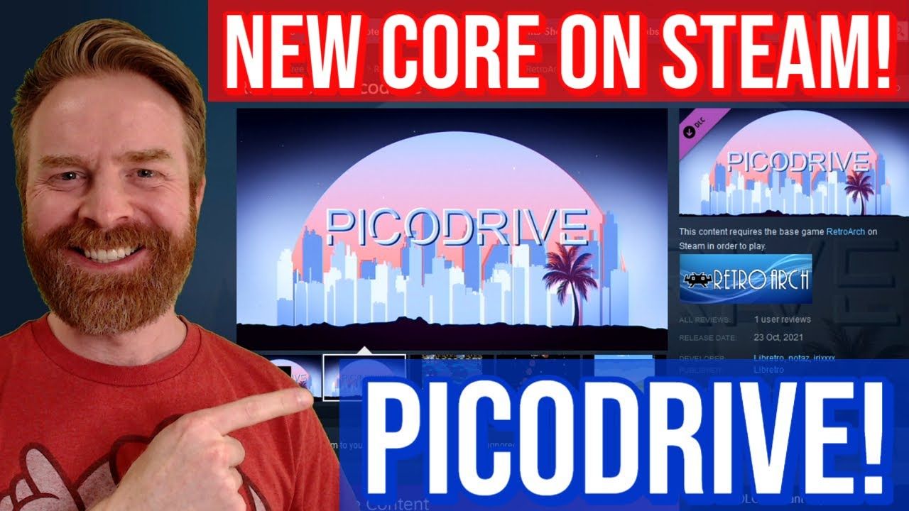 New RetroArch cores on Steam: Picodrive