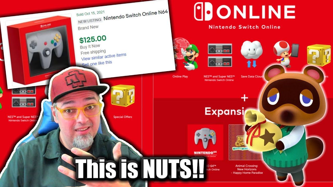 This Is NUTS! Switch Online Expansion Pricing & N64 Controllers SCALPED! Animal Crossing Paid DLC!