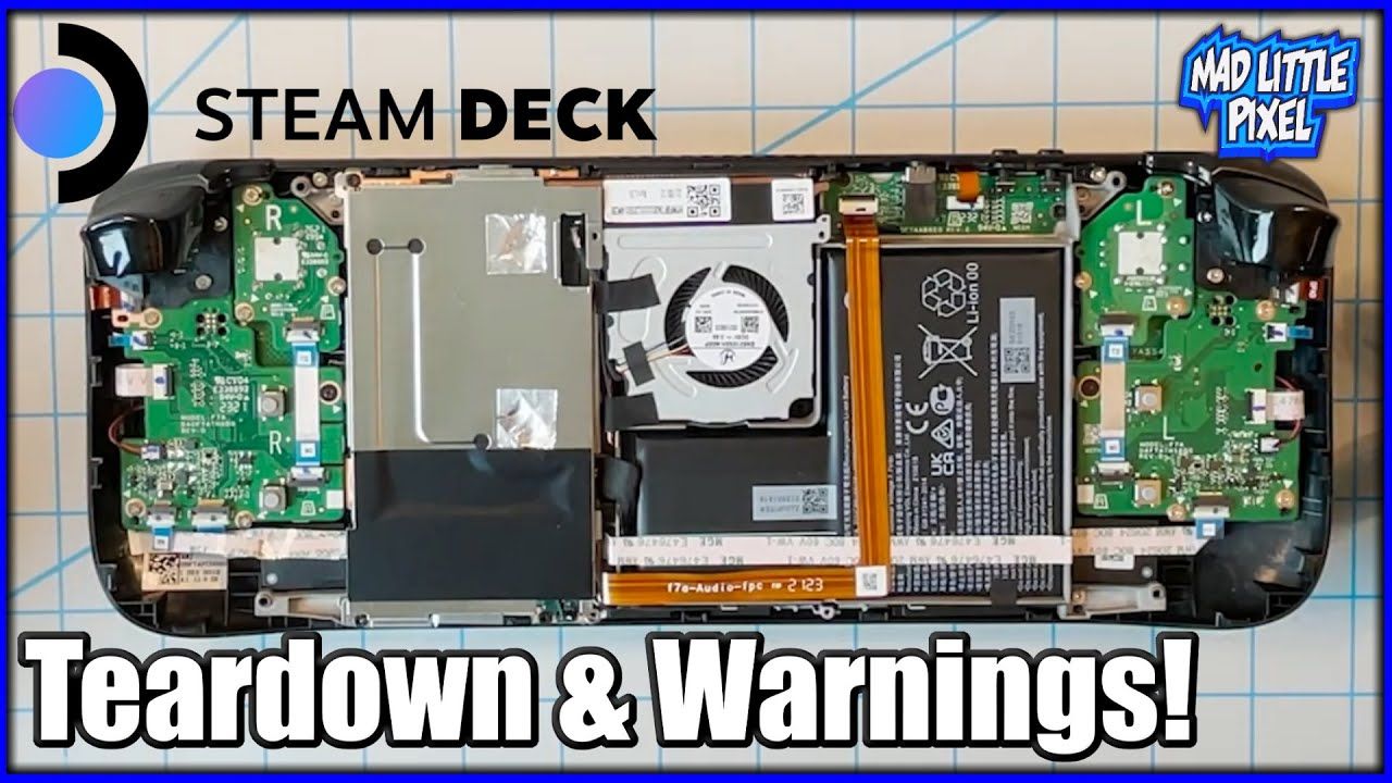 Valve Steam Deck TEARDOWN With A Lot Of WARNINGS! Don’t Do It?!