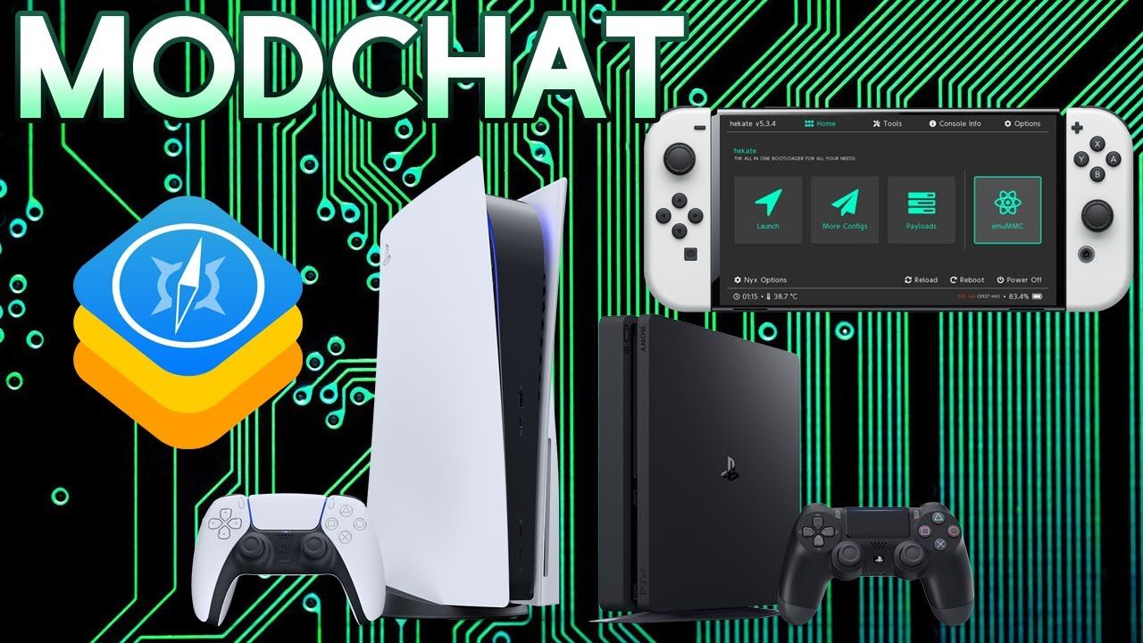 PS4 9.00 & PS5 21.02-04.03 WebKit Exploit, Switch OLED Model Modified – ModChat 082