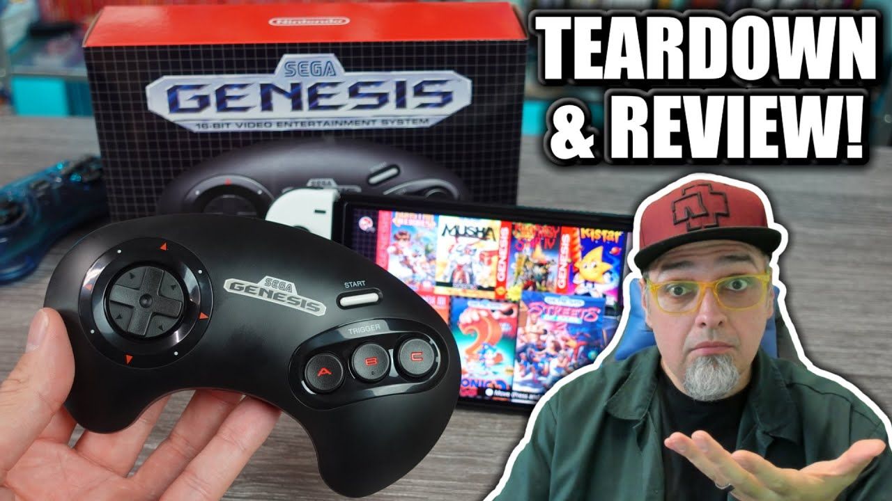 The Nintendo Switch Expansion Pack Sega Genesis Controller Is LAME! Teardown & Review
