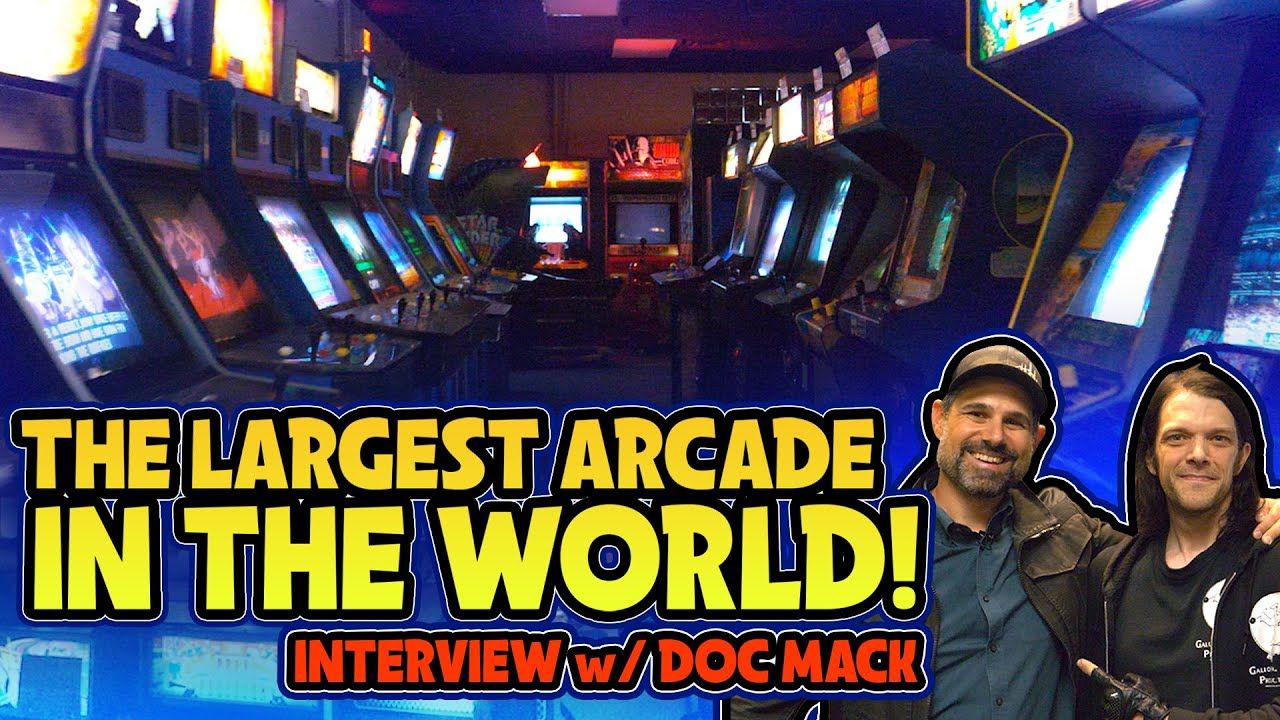 World’s LARGEST Arcade – Galloping Ghost – Doc Mack Interview!