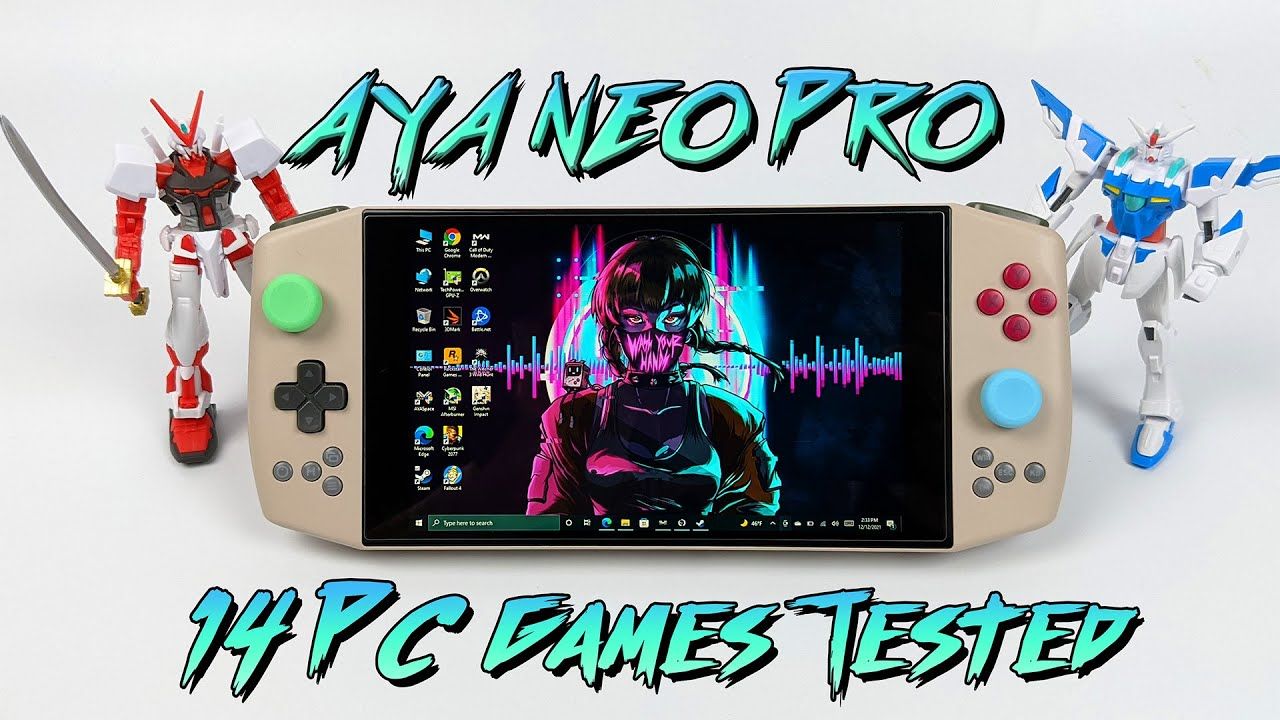 14 PC Games Tested On The AYA NEO Pro, This New RYZEN 7 Hand-Held Gaming PC Is Fast!