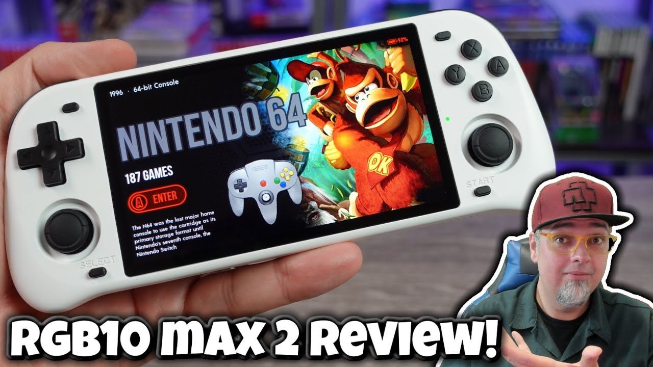 A Portable Dreamcast, PlayStation, N64 & More! Powkiddy RGB10 MAX 2 Review!