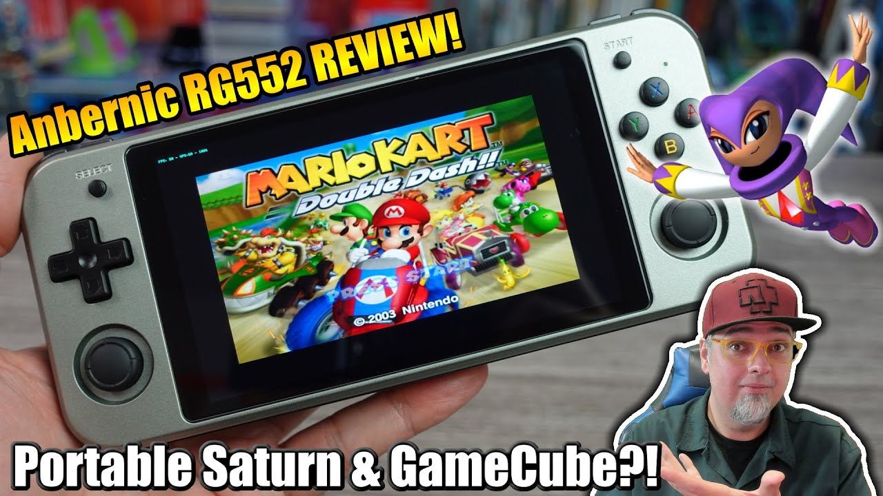 A Portable GameCube & Sega Saturn?! Anbernic RG552 Retro Emulation Handheld REVIEW!