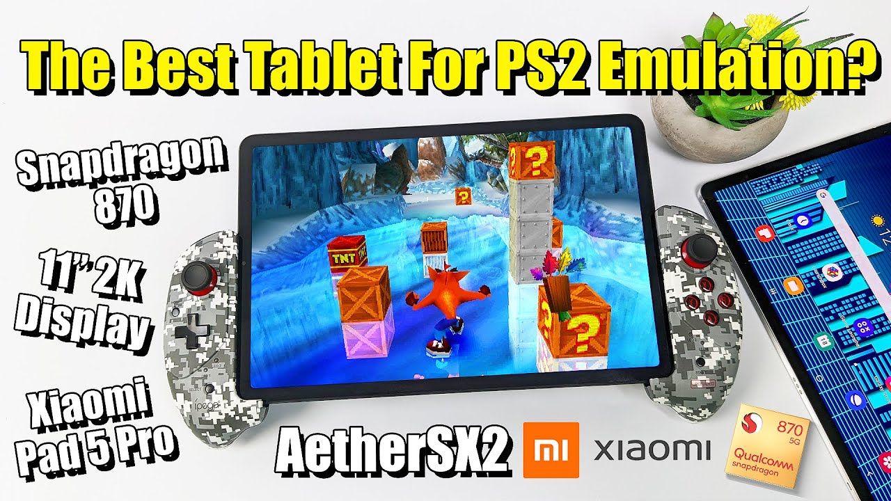 AetherSX2 On The Xiaomi Pad 5 Pro Is Amazing🔥 14 PS2 Games Tested SD870 Tablet