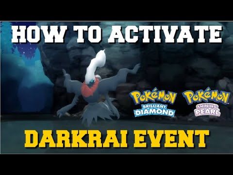 HOW TO ACTIVATE DARKRAI MYSTERY GIFT EVENT WITH PKHEX POKEMON BRILLIANT DIAMOND & SHINING PEARL!