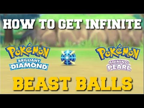 HOW TO GET INFINITE BEAST BALLS IN POKEMON BRILLIANT DIAMOND & SHINING PEARL(HOW TO GET BEAST BALLS)